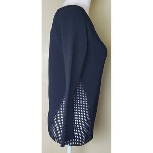 Naf Naf Paris Black Mesh Biker Grunge Goth Punk Edgy Emo Indie Vanguard Festival